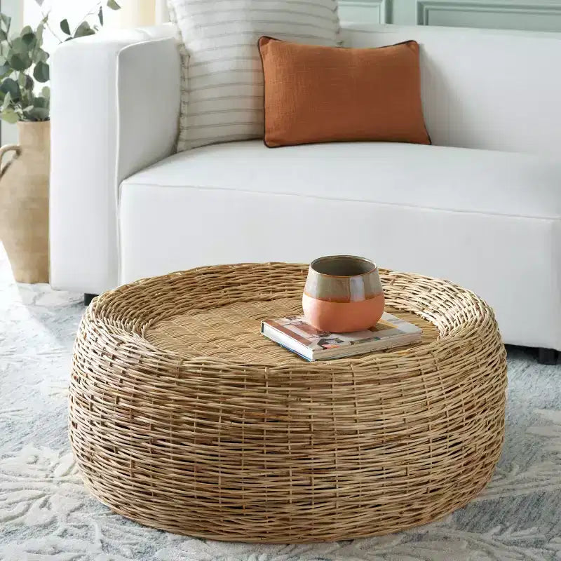 Table basse ronde Mordekai - COF6514A - Naturel - Safavieh