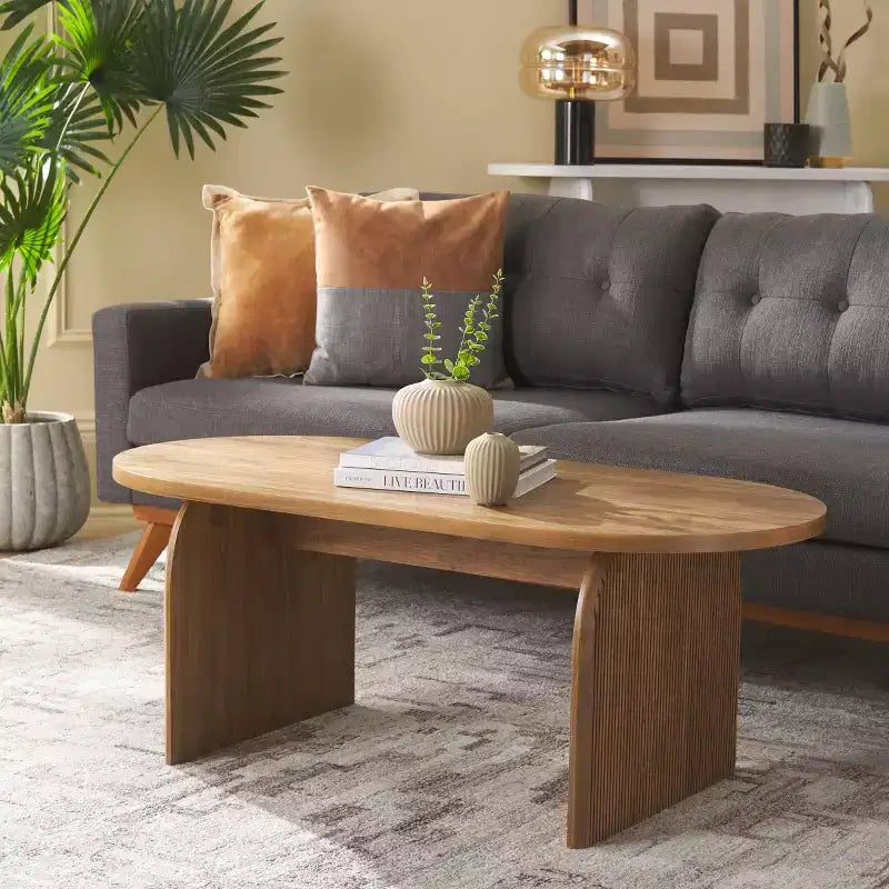 Table basse nervurée Syura - COF2100 - Safavieh