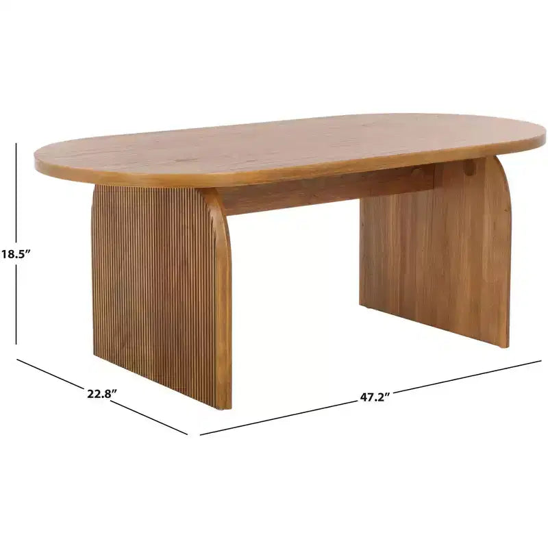 Table basse nervurée Syura - COF2100 - Safavieh