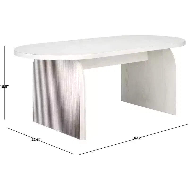 Table basse nervurée Syura - COF2100 - Safavieh