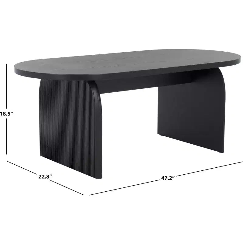 Table basse nervurée Syura - COF2100 - Safavieh