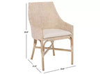 Fauteuil Rikan - ACH4907 - Blanc délavé/Ivoire - Safavieh