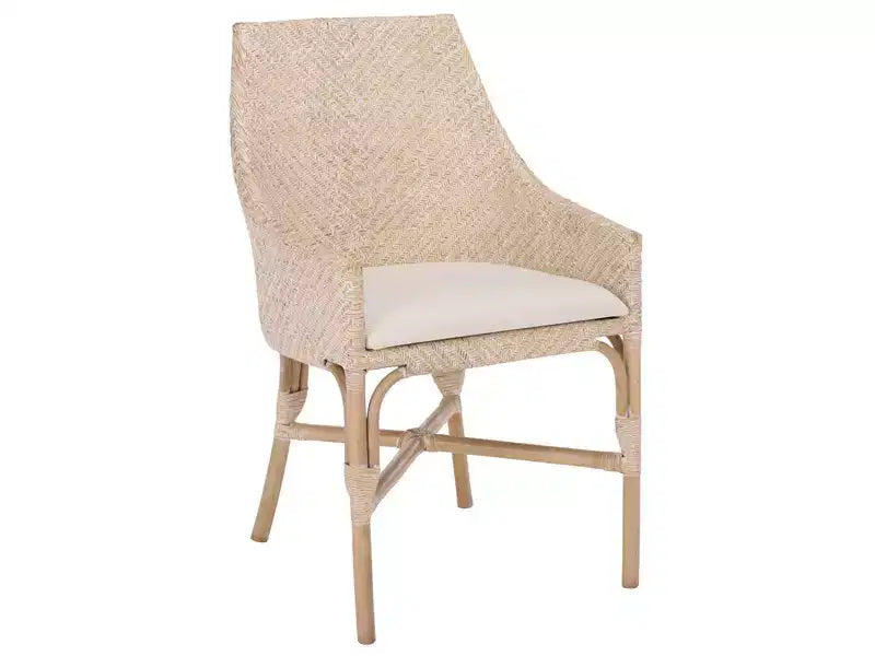 Fauteuil Rikan - ACH4907 - Blanc délavé/Ivoire - Safavieh