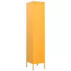 vidaXL Armoire de rangement métallique Organiseur de casiers pour école, bureau, en acier - Vert olive