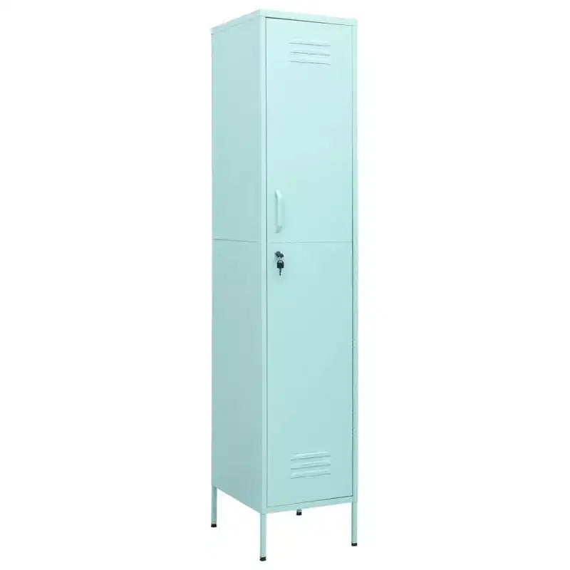 vidaXL Armoire de rangement métallique Organiseur de casiers pour école, bureau, en acier - Vert olive