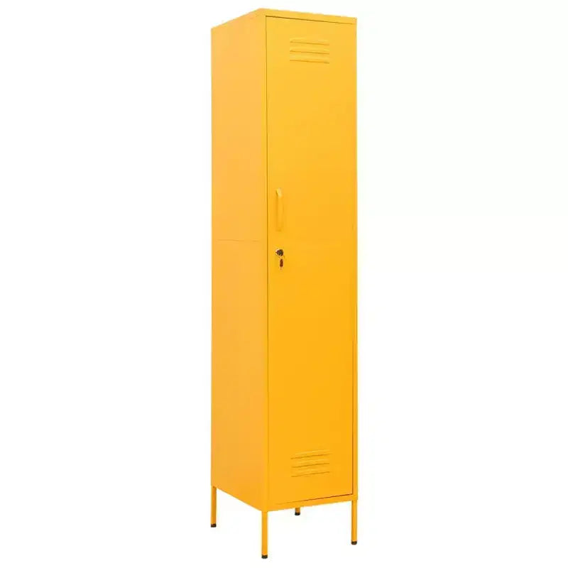 vidaXL Armoire de rangement métallique Organiseur de casiers pour école, bureau, en acier - Vert olive
