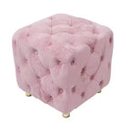 TUYOHW Pouf de rangement 18 cubes, repose-pieds en velours avec compartiment caché, tabouret unique en forme de dé pour salon, chambre à coucher, entrée