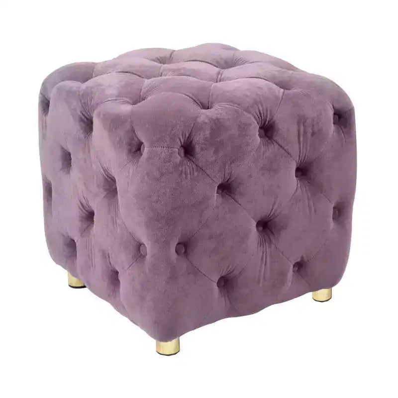 TUYOHW Pouf de rangement 18 cubes, repose-pieds en velours avec compartiment caché, tabouret unique en forme de dé pour salon, chambre à coucher, entrée