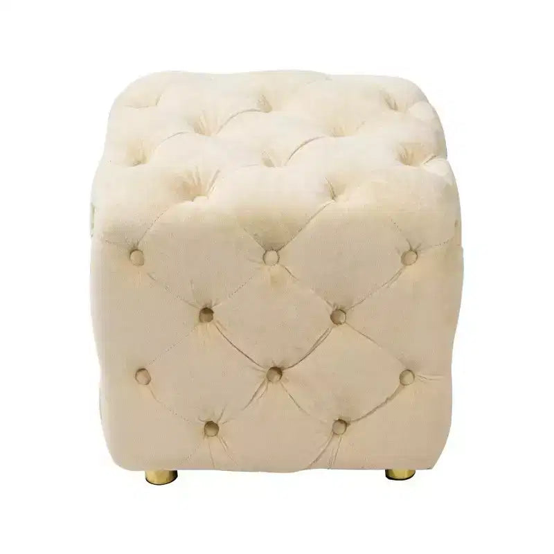 TUYOHW Pouf de rangement 18 cubes, repose-pieds en velours avec compartiment caché, tabouret unique en forme de dé pour salon, chambre à coucher, entrée