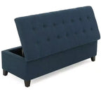 TUYOHW 50.75 Banc de Rangement Ottoman, Banc Ottoman Rembourré pour Pied de Lit avec Compartiment de Rangement Caché, Ottoman pour Salon, Entrée