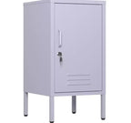 Metal Single-Door Storage Cabinet Desk Side Table Minimalist Coffee Table Cabinet Suitable for Bedrooms