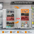 Armoire de rangement à outils avec porte grillagée