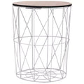 vidaXL Coffee Table White  18.5