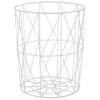 vidaXL Table basse Blanc 18,5