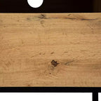 Meuble TV pour téléviseur de 80 pouces, meuble de rangement en bois, console média moderne avec portes abattantes, centre de divertissement pour salon, en bois