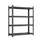 Clihome 4-Layer Metal Multi-Purpose Storage Rack,Boltless Storage Rack with Gourd Hole Design