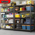 Clihome 5-Tier Metal Storage Rack,3000 lb Capacity Storage Rack,Adjustable Heavy Duty Rack
