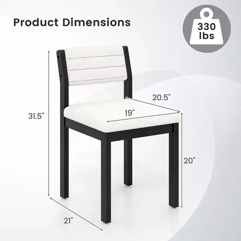 Lot de 4 chaises de salle à manger Costway en fausse fourrure de mouton, chaises de cuisine rembourrées avec cadre en bois, blanc