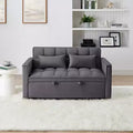 TUYOHW 55.43 Fauteuil-lit convertible, Canapé-lit pliant avec dossier réglable et lit gigogne, Canapés en velours pour salon et petit espace