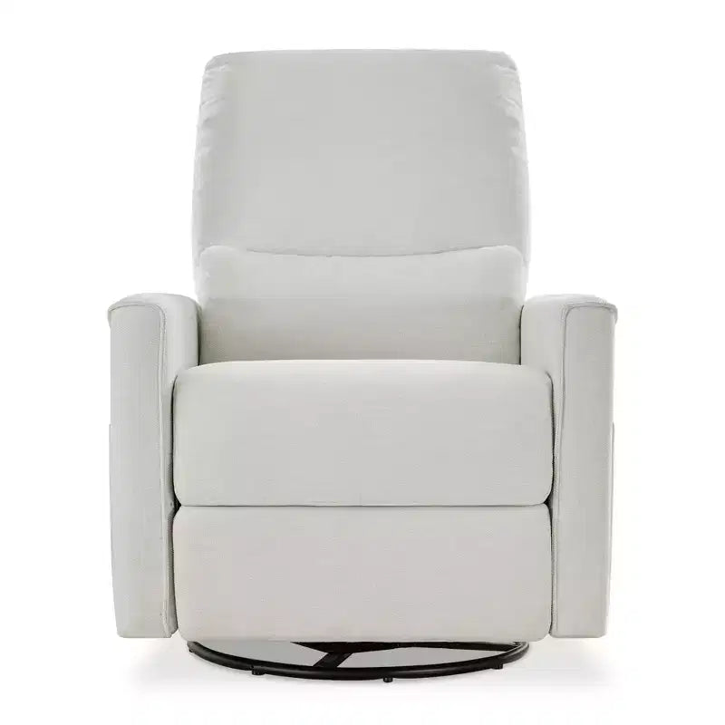 Canapé inclinable électrique Dyonery Power Swivel Rocker, petit canapé inclinable électrique avec ports USB et Type-C, fauteuil de crèche planeur avec support lombaire