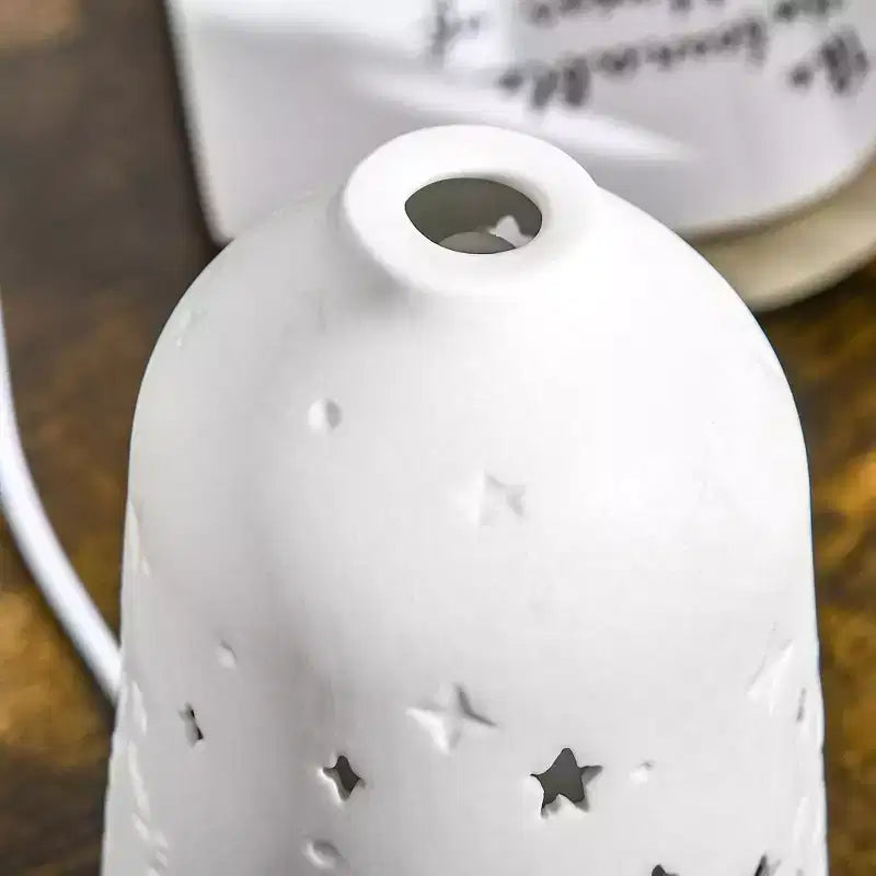 Diffuseur d'aromathérapie ultrasonique 100 ml, humidificateur d'huiles essentielles avec couvercle en céramique, 7 couleurs de lumières LED, minuterie, arrêt automatique sans eau pour la maison