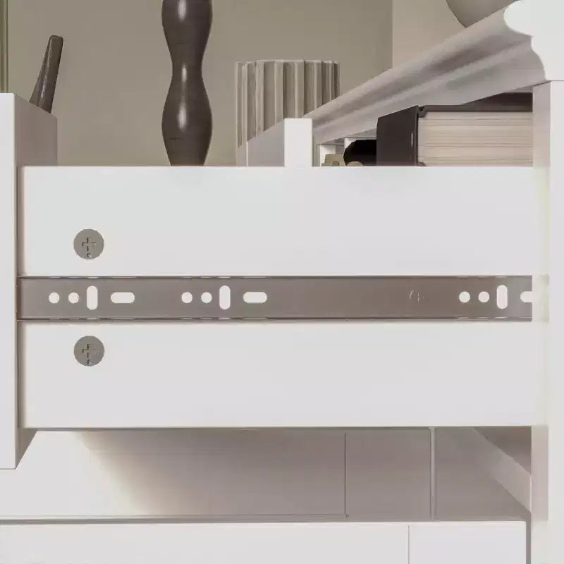 Meuble TV moderne Famapy avec portes en verre, console multimédia à 3 tiroirs avec gestion des câbles, meuble de rangement polyvalent pour salon