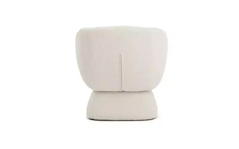 Fauteuil d'appoint de loisirs moderne GDFStudio Vesper 28,75 en bois rembourré avec base carrée élargie