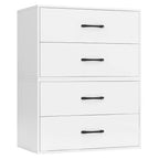 Costway 2PCS 2-Drawer Stackable Storage Dresser Organizer w/ Anti-topping Device