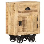 vidaXL Table de chevet 40x30x57 cm Bois de manguier massif