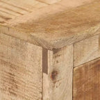 vidaXL Table de chevet 40x30x57 cm Bois de manguier massif
