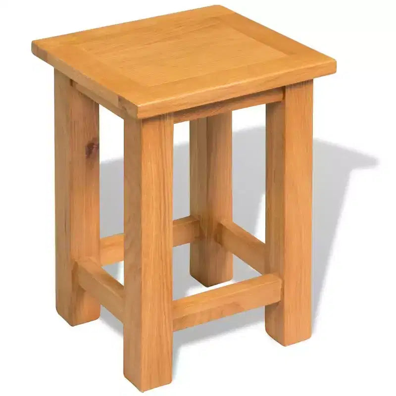 vidaXL Tables d'appoint 2 pcs 27x24x37 cm Bois de chêne massif
