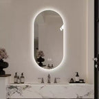 Miroir de salle de bain mural intelligent Whisen 30, miroir anti-buée à écran tactile