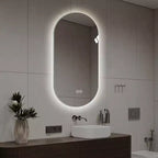 Miroir de salle de bain mural intelligent Whisen 30, miroir anti-buée à écran tactile