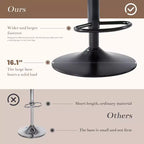 JIONJOY Lot de 2 tabourets de bar pivotants - Tabourets de bar réglables en hauteur avec dossier, chaises d'îlot de cuisine en similicuir pour bar à domicile