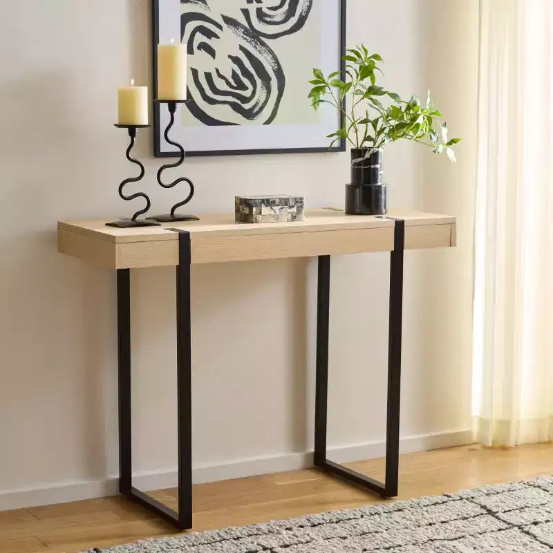 Console Klausner - CNS9302A - Sable/Noir - Safavieh
