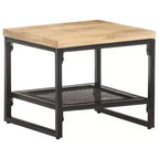 vidaXL Side Table End Table Sofa Coffee Table Living Room Furniture Solid Wood