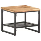 vidaXL Table d'appoint Table de Chevet Table Basse Meuble de Salon Bois Massif