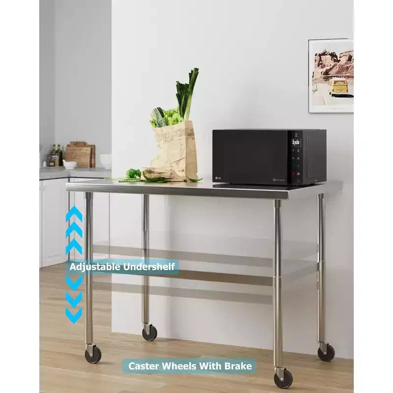 Établi double couche – Avec roulettes/Sans dossier Idéal pour GarageAtelier et Atelier professionnel