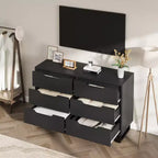 Commode, Tiroir horizontal autonome avec rangement, Armoire de rangement en bois