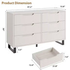 Commode, Tiroir horizontal autonome avec rangement, Armoire de rangement en bois
