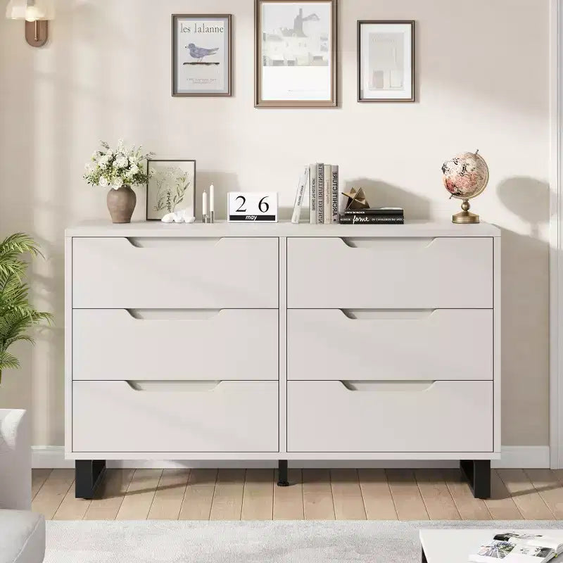 Commode, Tiroir horizontal autonome avec rangement, Armoire de rangement en bois