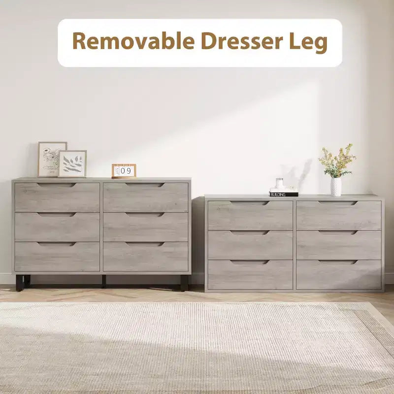 Commode, Tiroir horizontal autonome avec rangement, Armoire de rangement en bois
