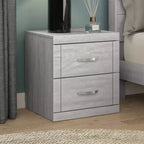 Galano Table de chevet moderne à 2 tiroirs, ensemble de 2, 48 cm L x 41,4 cm P x 51,6 cm H