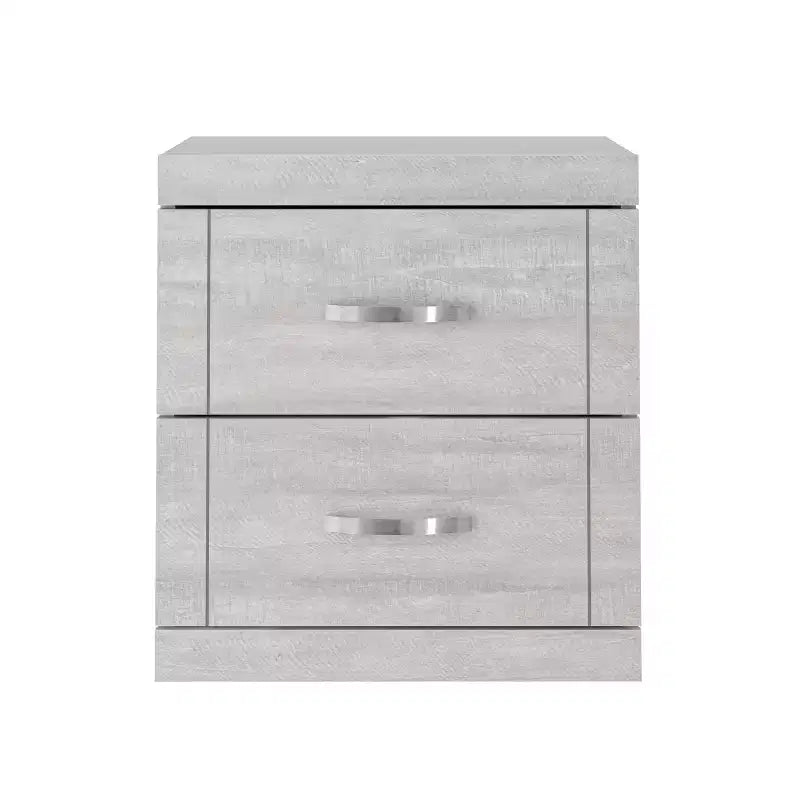 Galano Table de chevet moderne à 2 tiroirs, ensemble de 2, 48 cm L x 41,4 cm P x 51,6 cm H