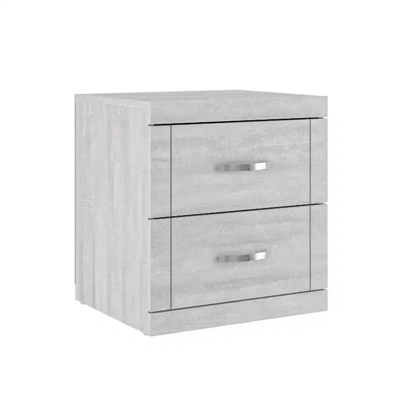 Galano Table de chevet moderne à 2 tiroirs, ensemble de 2, 48 cm L x 41,4 cm P x 51,6 cm H