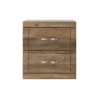 Galano Table de chevet moderne à 2 tiroirs, ensemble de 2, 48 cm L x 41,4 cm P x 51,6 cm H