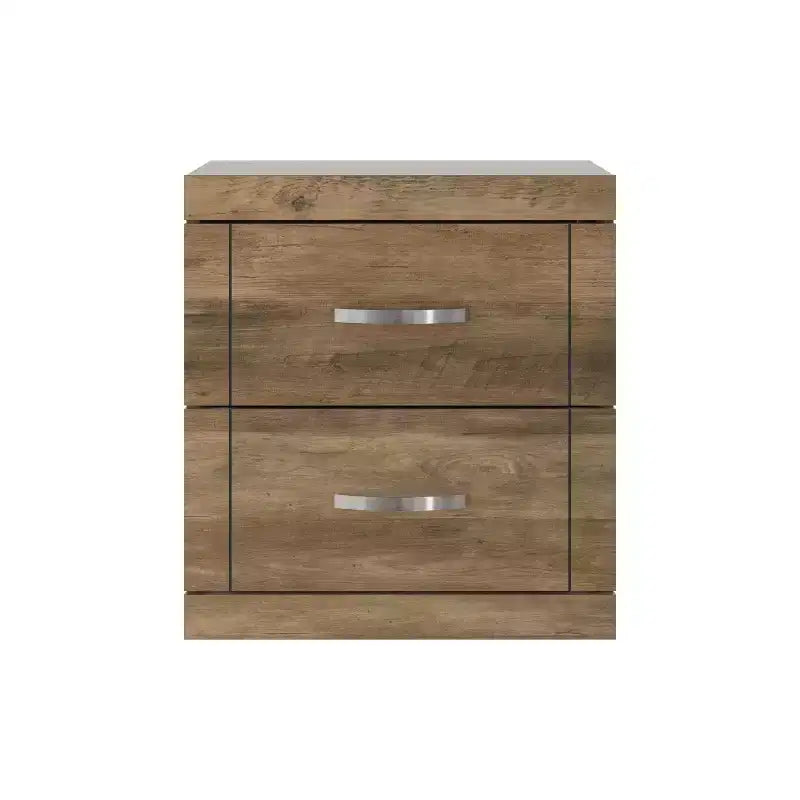 Galano Table de chevet moderne à 2 tiroirs, ensemble de 2, 48 cm L x 41,4 cm P x 51,6 cm H