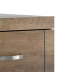 Galano Table de chevet moderne à 2 tiroirs, ensemble de 2, 48 cm L x 41,4 cm P x 51,6 cm H