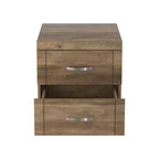 Galano Table de chevet moderne à 2 tiroirs, ensemble de 2, 48 cm L x 41,4 cm P x 51,6 cm H