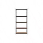 Étagères métalliques robustes à 5 niveaux, capacité de 2000 lb, noires, pour garage, cuisine, garde-manger, sous-sol, buanderie, rangement 36x18x72 pouces